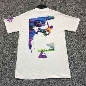 Vintage No Limits Shirt Men Medium White Oneita Short Sleeve Deadstock New M